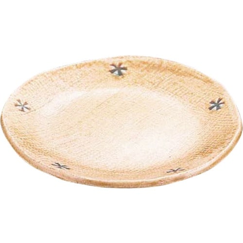 TKG エムズジャパン 黄瀬戸印花4.0丸皿 T0