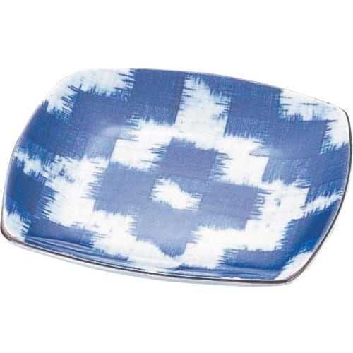 TKG エムズジャパン かすり 四角小皿 T03−