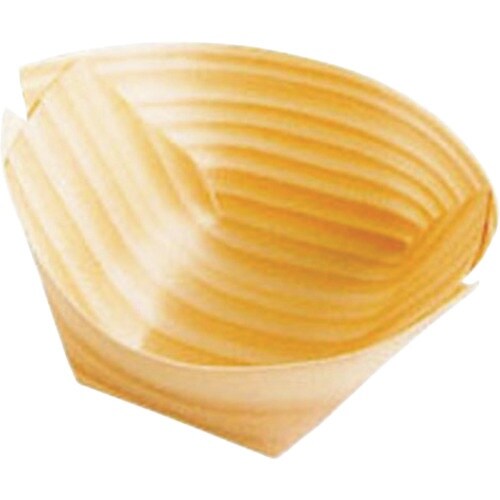 TKG ヤマコー 経木容器 舟型(100枚入) 2