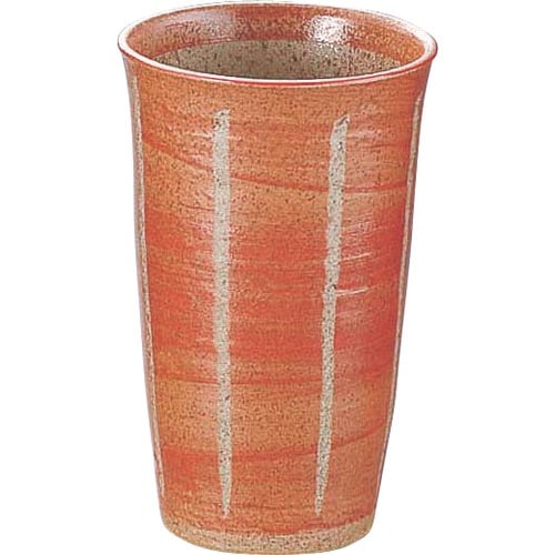 TKG エムズジャパン 彫十草カップ 赤 D03−