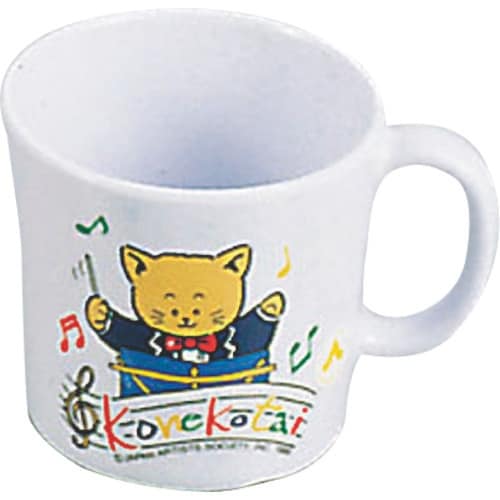 TKG エンテック メラミン片手コップ こねこたい