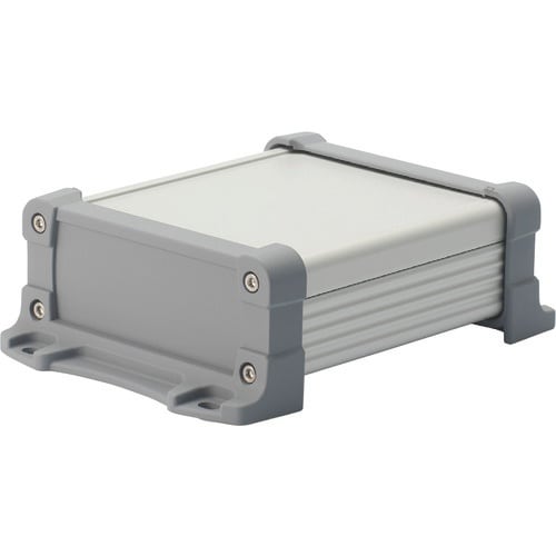 タカチ フランジ足付 防水アルミケース シルバー/