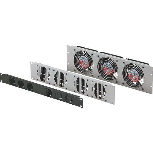 タカチ ファンモーター付EIAラックパネル ベージ