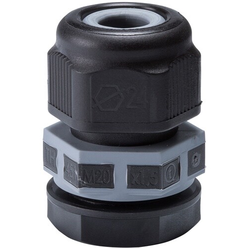 タカチ シームレス型ケーブルグランド ブラック/グ