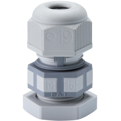 タカチ シームレス型ケーブルグランド ライトグレー