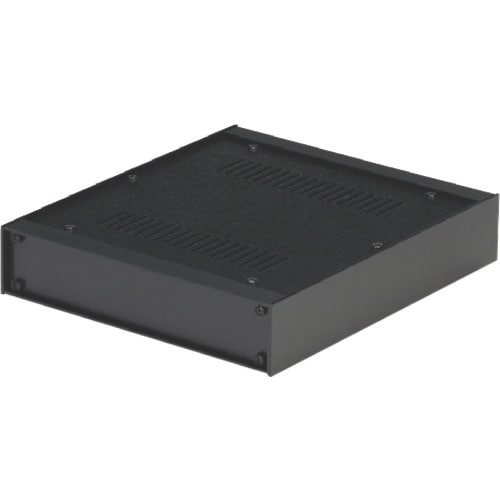 タカチ パネル脱着アルミサッシケース ブラック