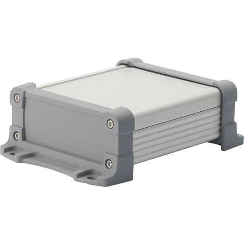 タカチ フランジ足付 防水アルミケース シルバー/
