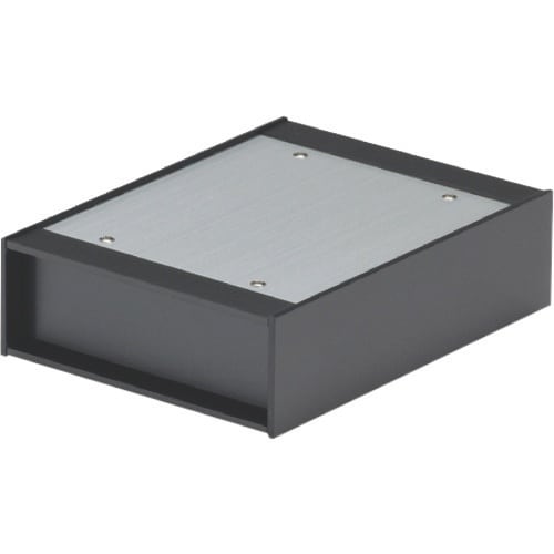 タカチ アルミサッシケース ブラック/シルバー