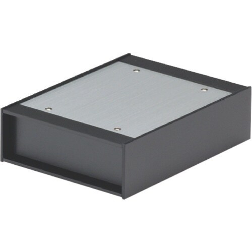 タカチ アルミサッシケース ブラック/シルバー