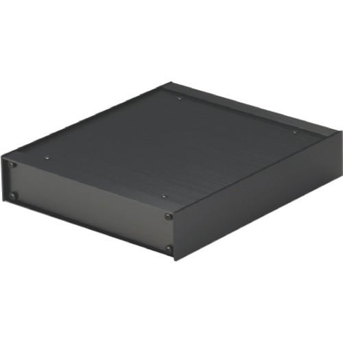 タカチ パネル脱着アルミサッシケース ブラック