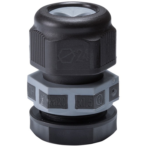 タカチ シームレス型ケーブルグランド ブラック/グ