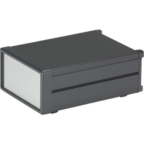 タカチ メタルシステムケース シルバー/ブラック