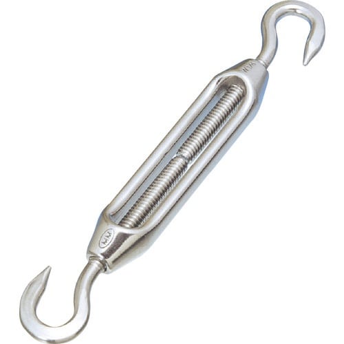 水本 ステンレス 枠式ターンバックル(フック&フッ