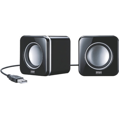 SANWA USBスピーカー(ブラック)