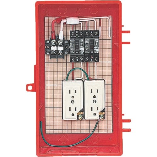 未来 屋外電力用仮設ボックス(赤色)