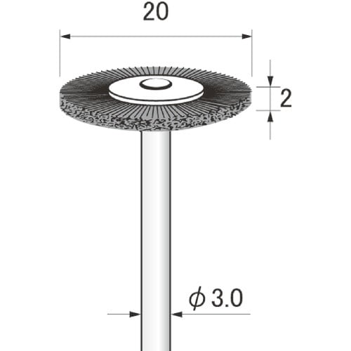 アルゴファイル 研磨砥粒ブラシ