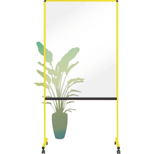 馬印 透明ボードカラー枠 枠色:イエロー