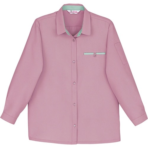 自重堂 長袖シャツ ミスティピンク 4L