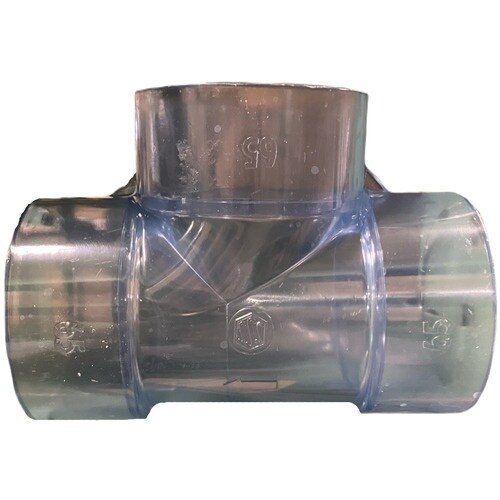 エスロン 透明DV継手 90度Y(DT)65