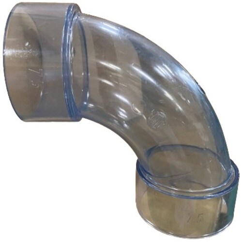 エスロン 透明DV継手 90度大曲りエルボ(LL)