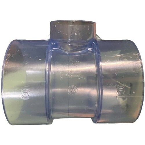 エスロン 透明DV継手 90度Y(DT)100×5