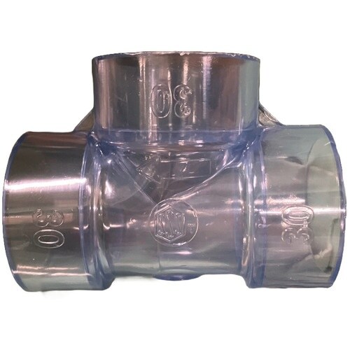 エスロン 透明DV継手 90度Y(DT)30