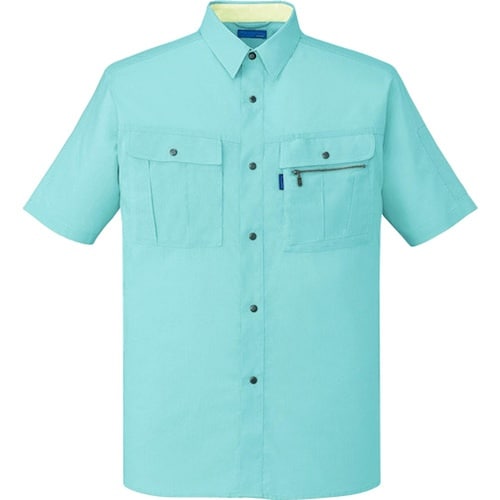 自重堂 シャツ ミストブルー LL