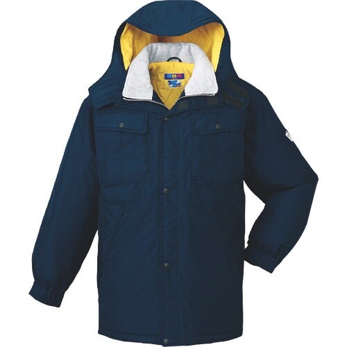 自重堂 コート(フード付)ネ−ビ− M