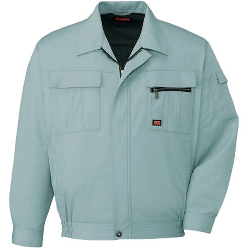 自重堂 ブルゾンミストグリ−ン LL