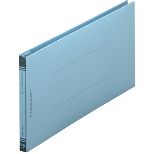 LIHIT ユーノビクイックファイル 青 5×11