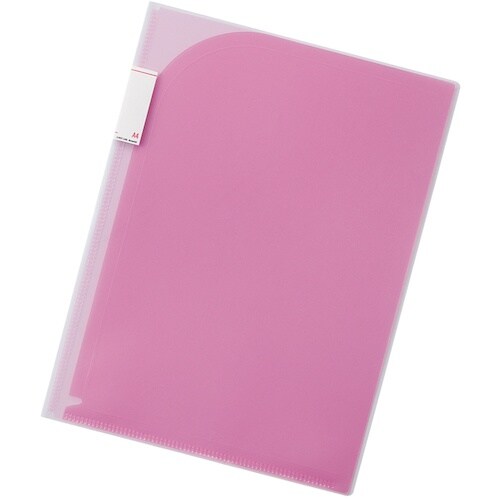 LIHIT 2ポケットホルダー 赤 A4