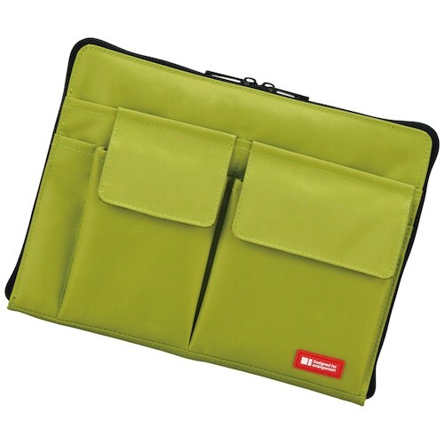 LIHIT バッグ イン バッグ 黄緑 A5