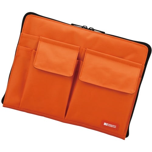 LIHIT バッグ イン バッグ 橙 A5