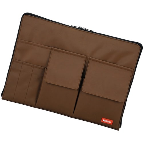 LIHIT バッグ イン バッグ 茶 A4