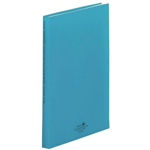 LIHIT クリヤーブック 40P 青緑 A4