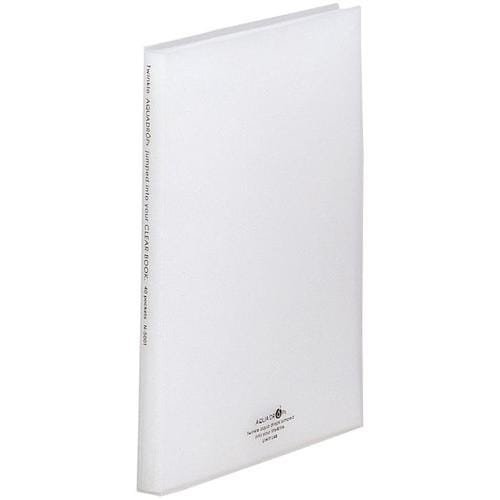 LIHIT クリヤーブック 40P 乳白 A4