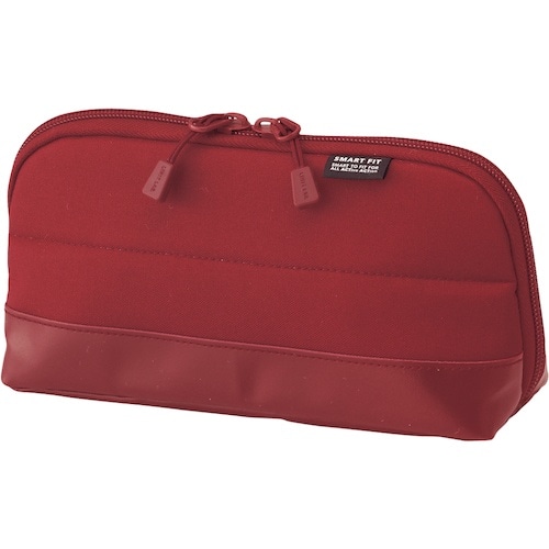 LIHIT ワイドオープンペンケース レッド