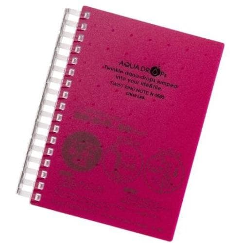 LIHIT ツイストノート<厚型> 赤 A6−17