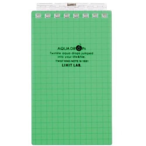 LIHIT ツイストノート(メモサイズ) 黄緑