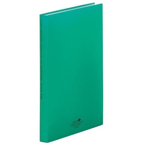 LIHIT クリヤーブック 40P 緑 A4
