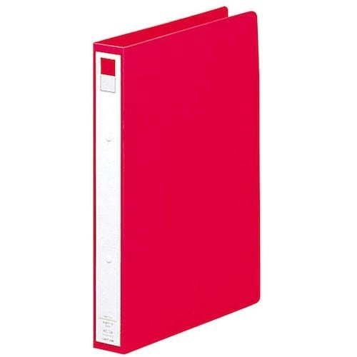 LIHIT リングファイル 赤 A4
