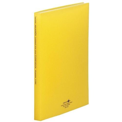 LIHIT クリヤーブック 40P 黄 A4