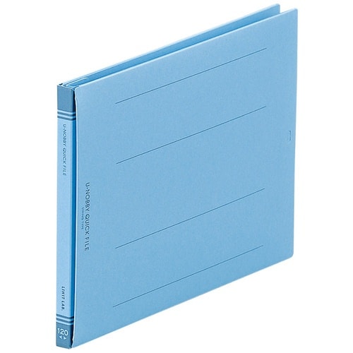 LIHIT ユーノビクイックファイル 青 A5/E