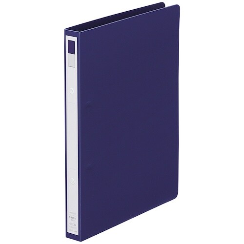 LIHIT リングファイル<ディンプル> 紺 B5