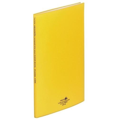 LIHIT クリヤーブック 20P 黄 A4