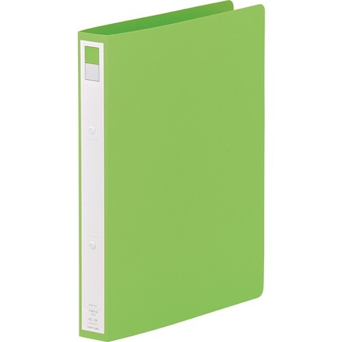 LIHIT リングファイル 黄緑 A4