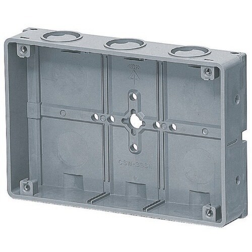 未来 埋込スイッチボックス(極薄型) CSW−3S