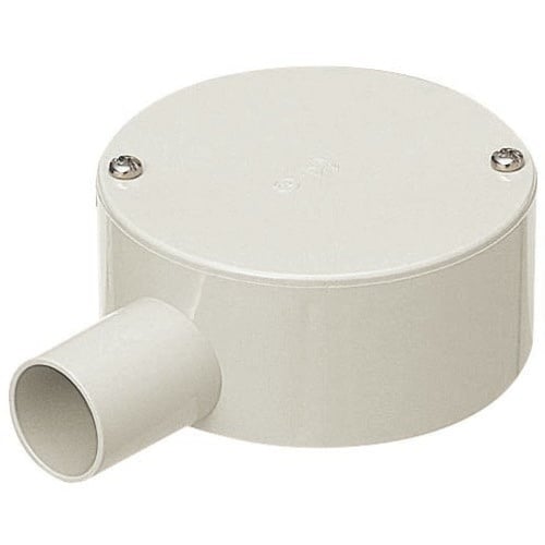 未来 露出用丸形ボックス(平蓋) PVM16−1M