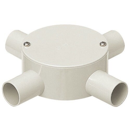 未来 露出用丸形ボックス(平蓋) PVM36−4M