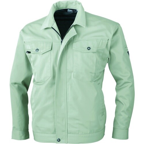 XEBEC 長袖ブルゾン1480−61−L モスグ